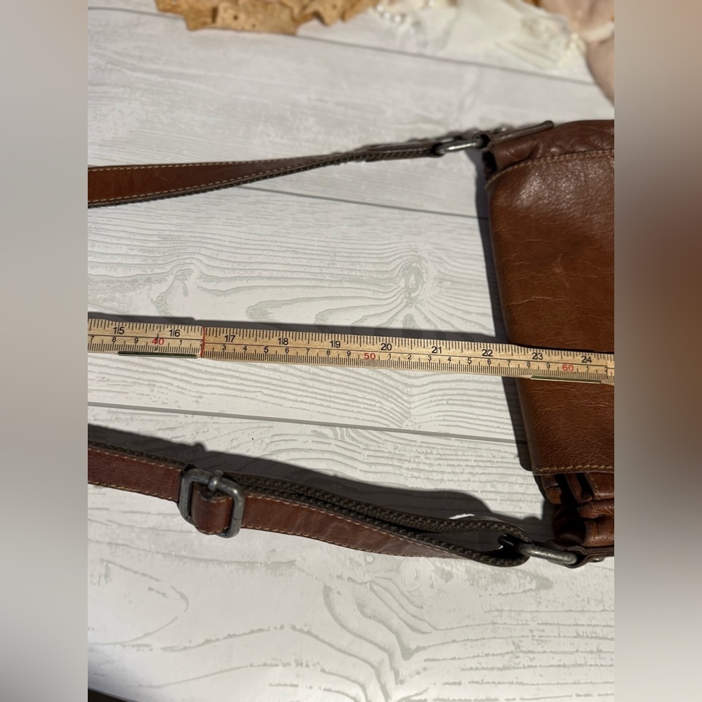 Jack Georges Brown Leather Crossbody - Picture 13 of 13